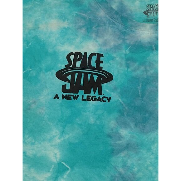 Space Jam A New Legacy Tie-Dye Long Sleeve Shirt Tune Squad Graphic Design Unise - Picture 4 of 7